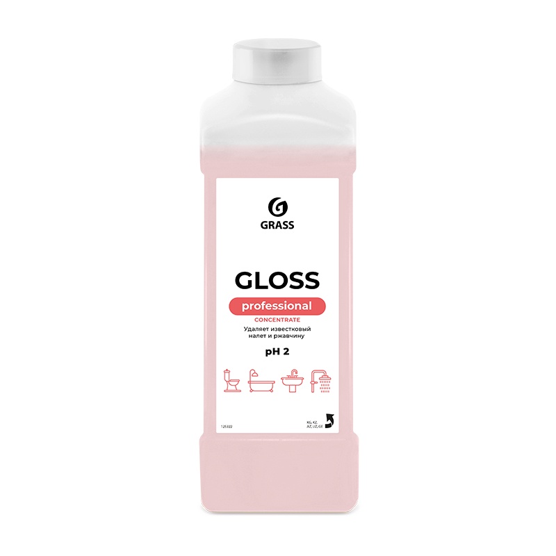 Средство для чистки сантехники Grass Gloss Concentrate (1 л)