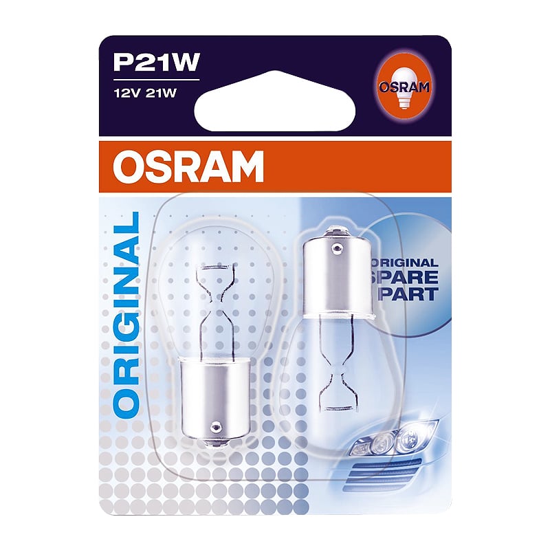 Лампа OSRAM для автомобильных фар P21W