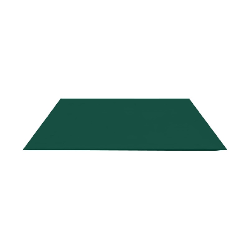 Лист гладкий оцинк. (RAL 6005) зеленый мох 1250х2000х0,4 мм (2,5 м²)