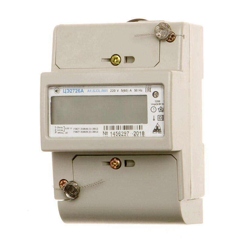 Счетчик электроэнергии 230В|1 фазный, многотарифный, RS232, MSK