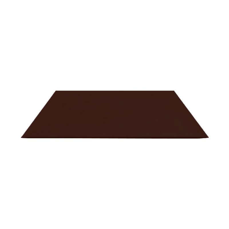 Лист глад. оцинк. (RAL 8017) корич. шоколад 1250х2000х0,5 мм (2,5 м²)