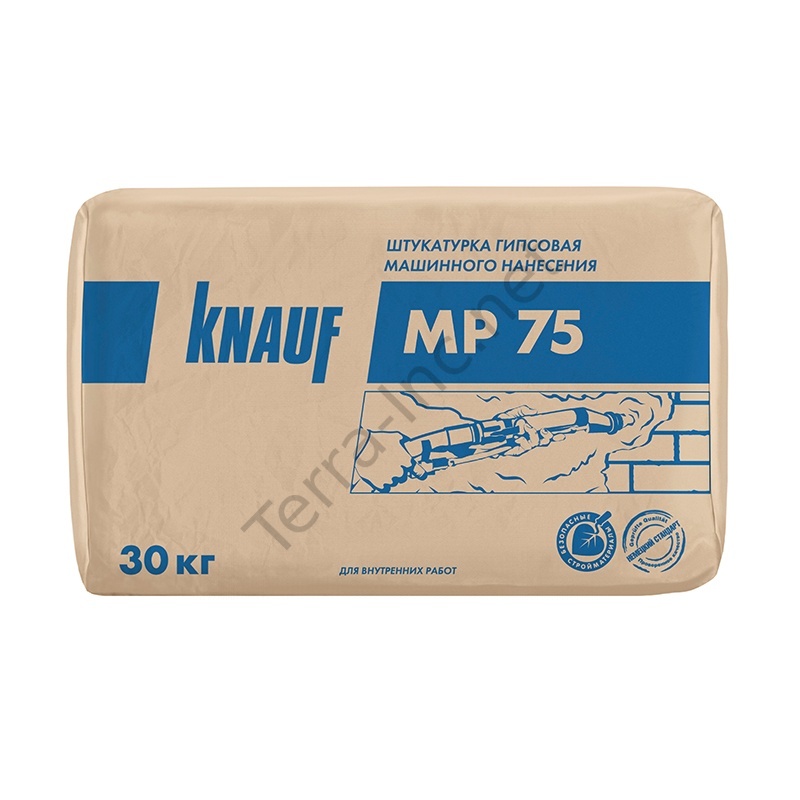картинка Штукатурка машинная гипсовая Knauf МП-75, 30 кг
