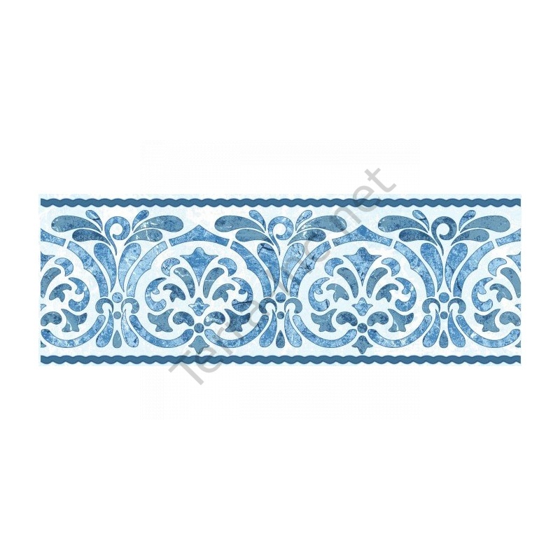 картинка Бордюр БКСМ, 200х70х7 мм, мрамор, синий