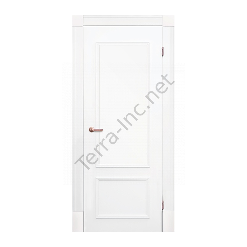 картинка Полотно дверное Olovi Петербургские двери 2, глухое, белое, б/з (М8 745х2050х40 мм)