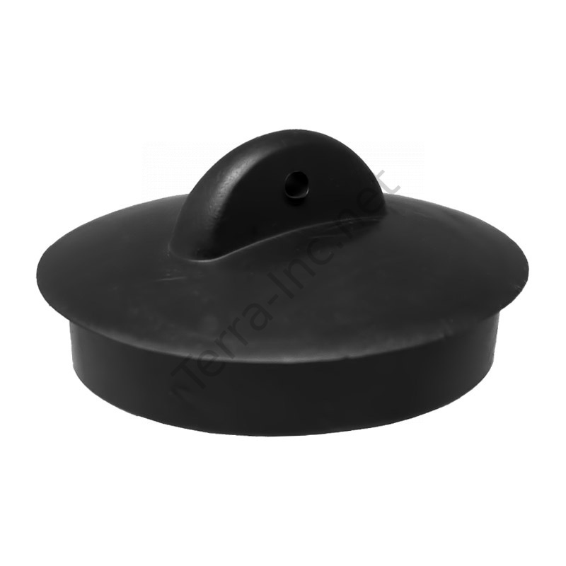 картинка Пробка для ванны, раковины резиновая, d=45 мм, черная