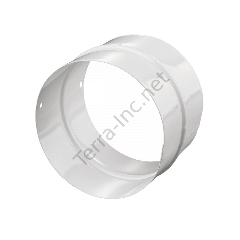 картинка Патрубок (соединитель) Вентс ПМ100 d=100 мм металл, белый