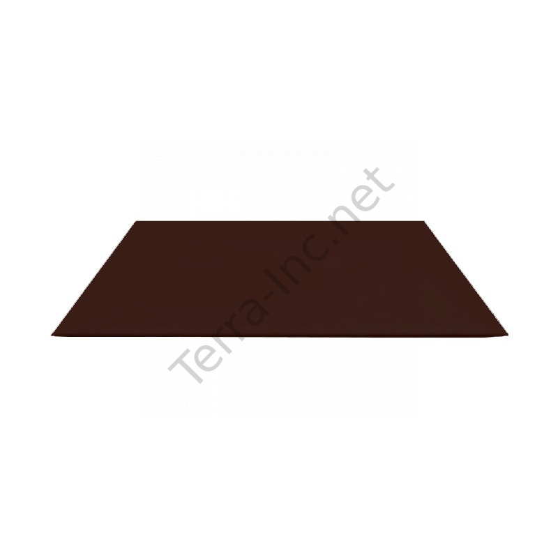 картинка Лист глад. оцинк. (RAL 8017) корич. шоколад 1250х2000х0,5 мм (2,5 м²)